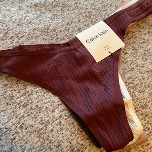Calvin Klein 3 Pk Thong Set